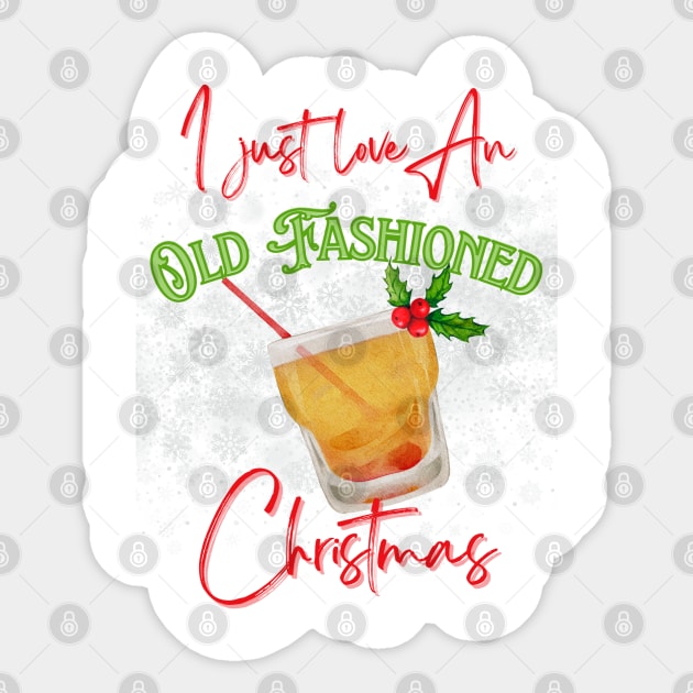 Old Fashioned Christmas Sticker by Dizzy Lizzy Dreamin